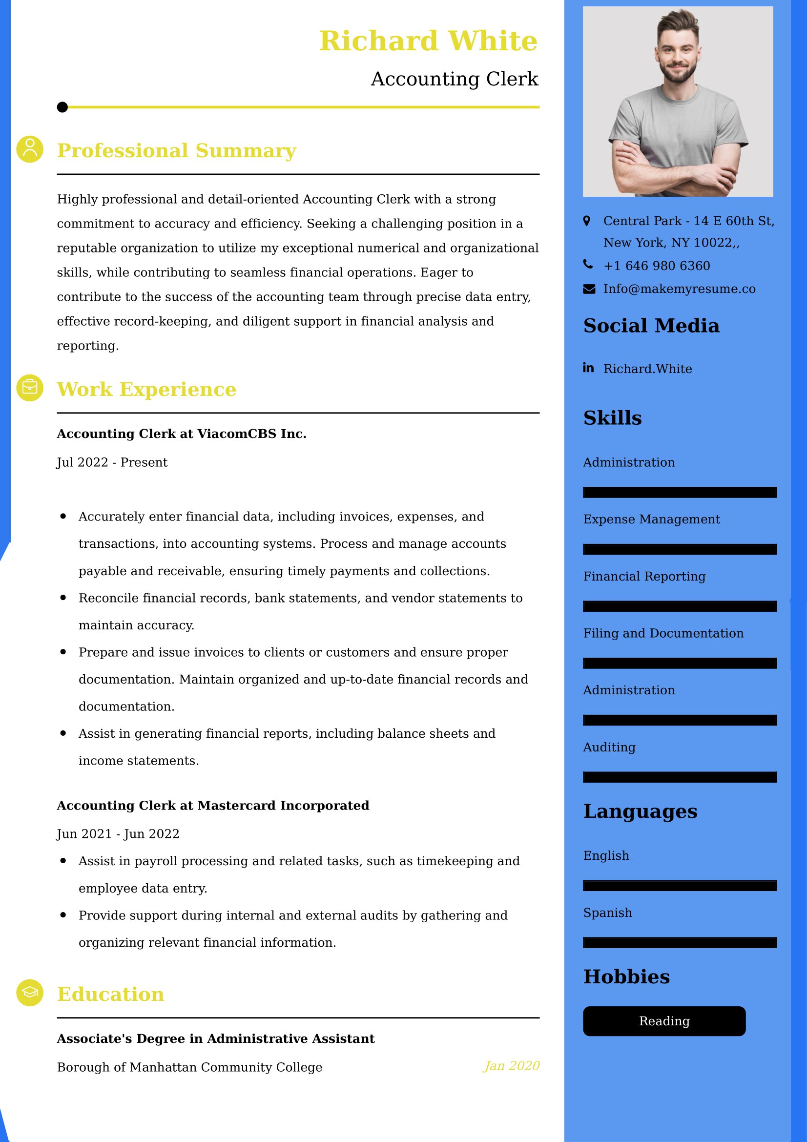 Best Administrative Assistant Resume Examples for UK