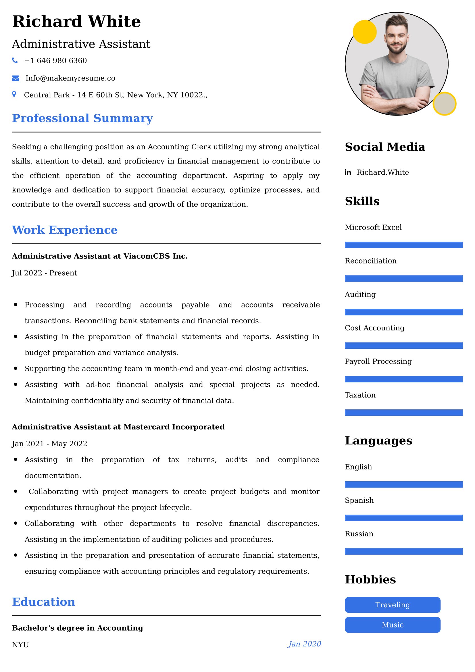 Best Office Assistant Resume Examples for UK