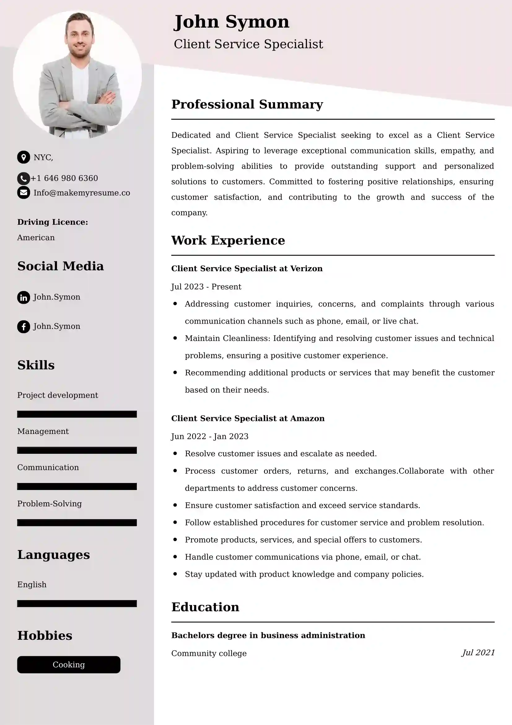 Best Customer Experience Manager Resume Examples for UK