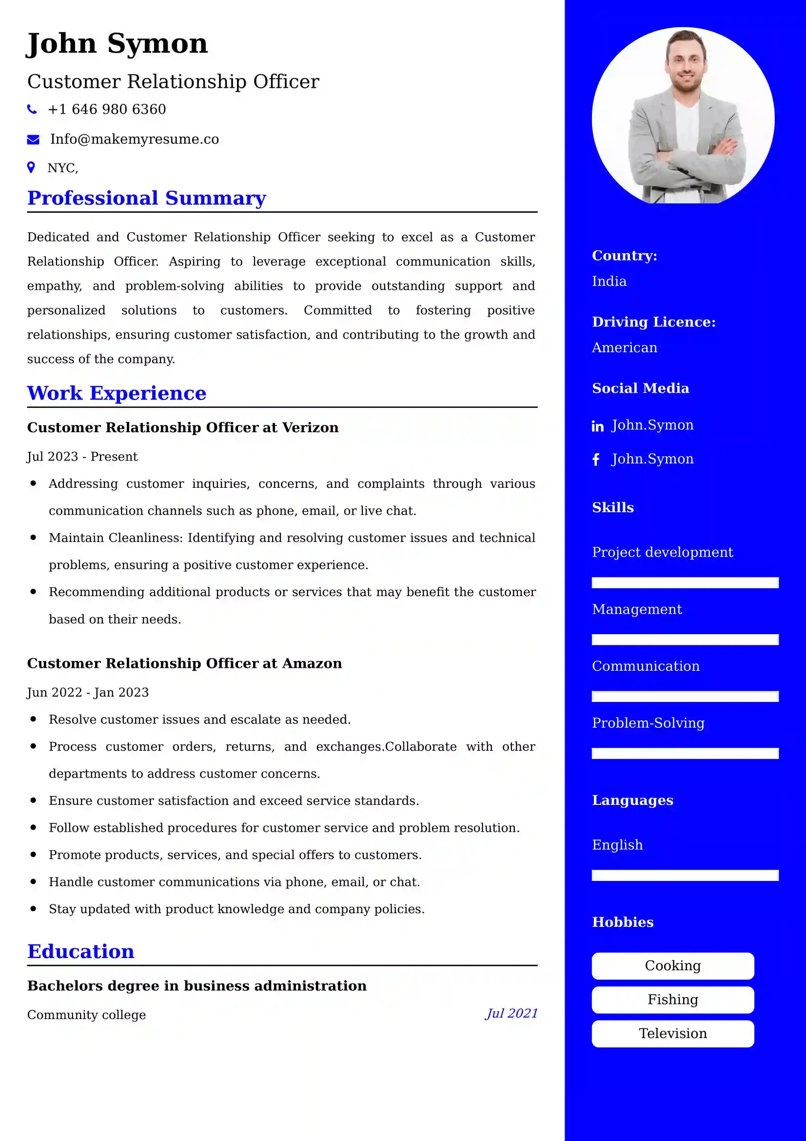 Best Customer Service Assistant Manager Resume Examples for UK