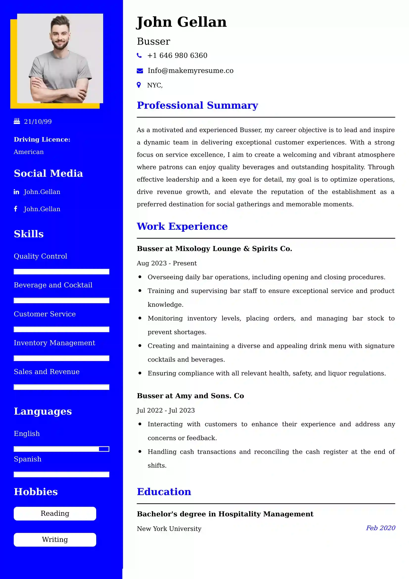 Best Cafeteria Worker Resume Examples for UK