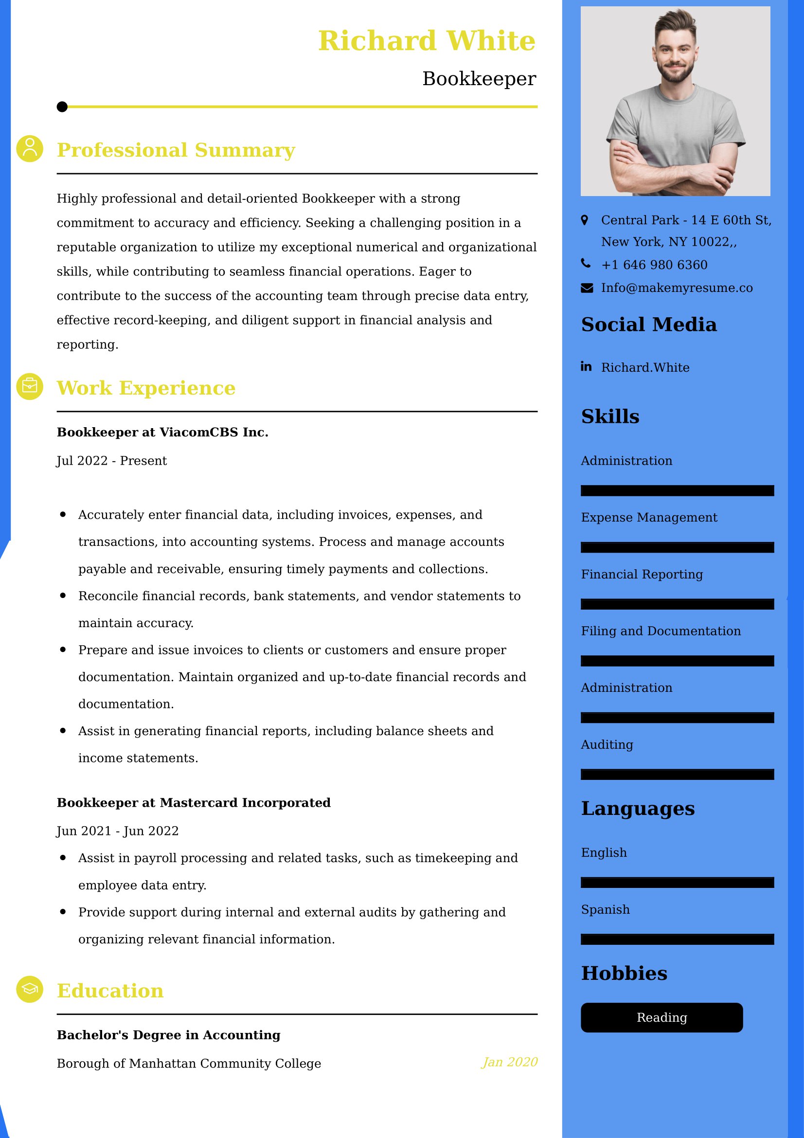 60+ Professional Billing and Collections Resume Examples, Latest Format